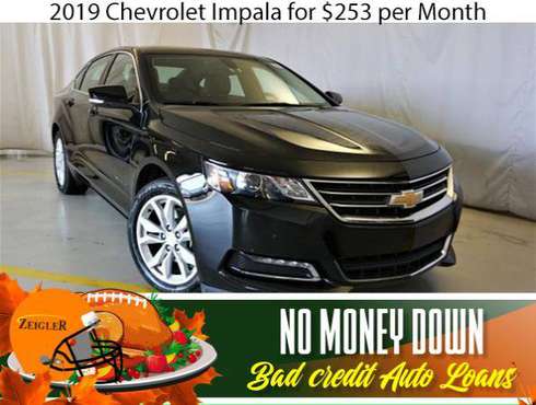 $253/mo 2019 Chevrolet Impala Bad Credit & No Money Down OK - cars &... for sale in Melrose Park, IL