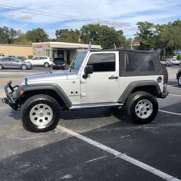 2007 JEEP WRANGLER X, AUTO, LIFT, 4X4, CUSTOM WHEELS AND BUMPERS,... for sale in Bushnell, FL