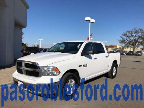 2015 *Ram* *1500* *4WD Crew Cab 140.5 SLT* Bright Wh - cars & trucks... for sale in Paso robles , CA