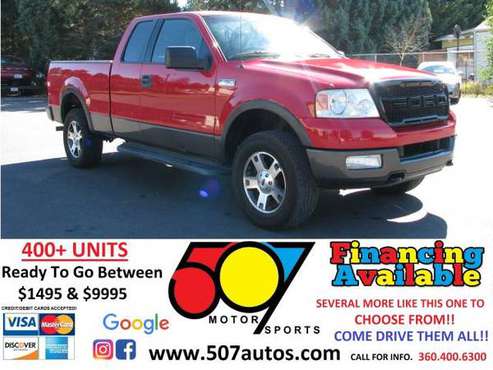 2004 Ford F-150 Supercab 145 Lariat 4WD - cars & trucks - by dealer... for sale in Roy, WA