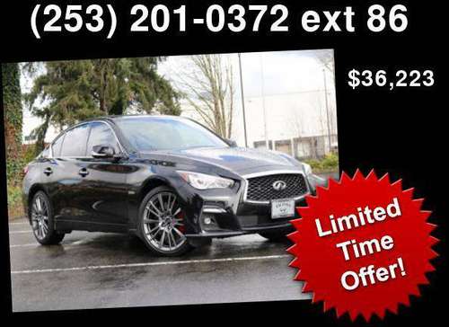 2018 Infiniti Q50 Red Sport 400 - - by dealer for sale in Fife, WA