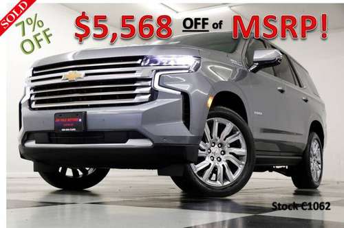 $5568 OFF MSRP!!! BRAND NEW Gray 2021 Chevrolte Tahoe High Country... for sale in Clinton, AR