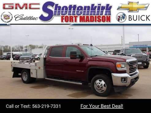 2016 GMC Sierra 3500HD SLE pickup Red - - by dealer for sale in Fort Madison, IA