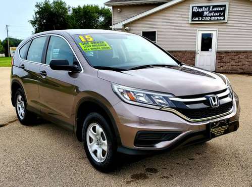 2015 Honda CR-V LX AWD with only 26k miles for sale in Clinton, IA