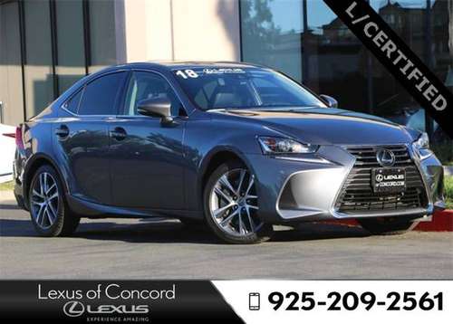 2018 Lexus IS 300 Monthly payment of - cars & trucks - by dealer -... for sale in Concord, CA