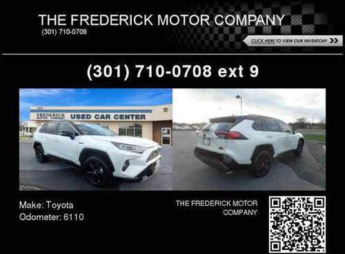 2020 Toyota RAV4 Hybrid Xse - cars & trucks - by dealer - vehicle... for sale in Frederick, MD