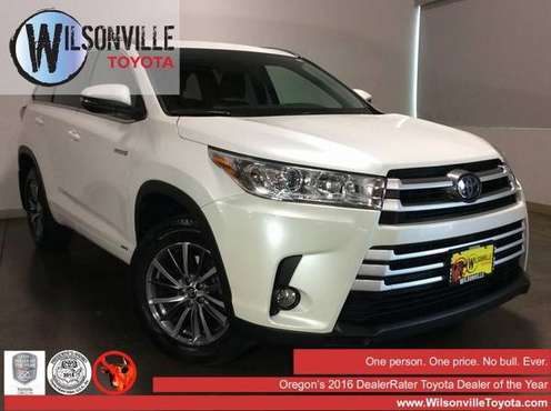 2018 Toyota Highlander Hybrid AWD All Wheel Drive Certified Electric... for sale in Wilsonville, OR
