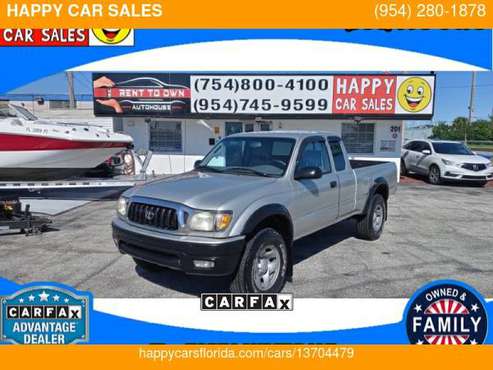 2003 Toyota Tacoma XtraCab Manual 4WD - cars & trucks - by dealer -... for sale in Fort Lauderdale, FL