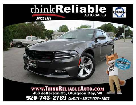 2016 DODGE CHARGER SXT LOCAL DOOR CTY CAR MOPAR EXHAUST NEW TIRES 28K! for sale in STURGEON BAY, WI