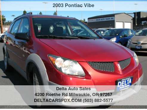 2003 Pontiac Vibe aka Toyota Matrix 106Kmiles Service Record via... for sale in Milwaukie, OR
