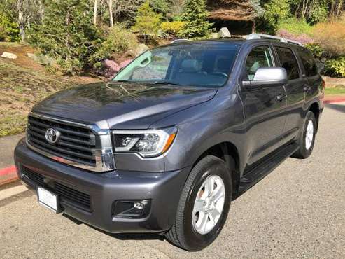 2018 Toyota Sequoia SR5 4WD - 5 7L V8, Leather, Third Row, Loaded for sale in Kirkland, WA
