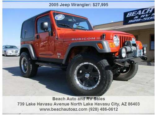 2005 JEEP WRANGLER RUBICON IMPACT ORANGE for sale in Lake Havasu City, AZ
