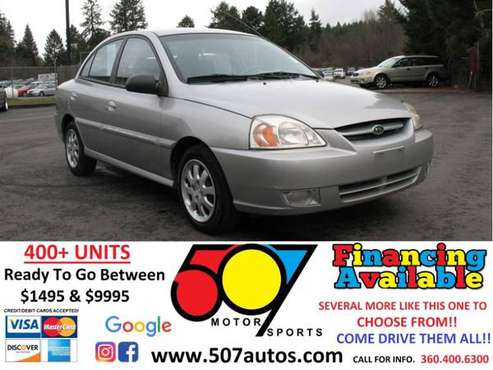 2004 Kia Rio 4dr Sdn Manual - - by dealer - vehicle for sale in Roy, WA