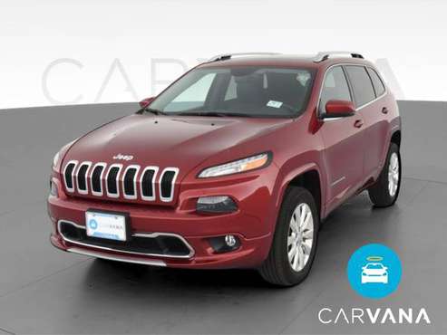 2017 Jeep Cherokee Overland Sport Utility 4D suv Red - FINANCE... for sale in Mesa, AZ