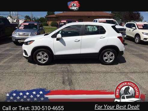2020 Chevy Chevrolet Trax LS suv White - cars & trucks - by dealer -... for sale in Mansfield, OH