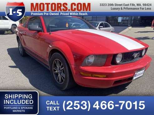 2005 Ford Mustang V6 Premium Coupe Mustang Ford - - by for sale in Fife, WA