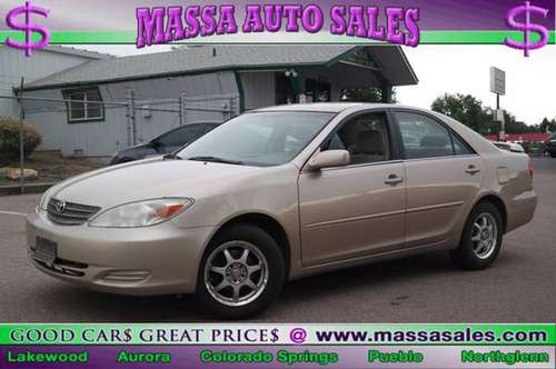 2002 Toyota Camry LE - - by dealer - vehicle for sale in Pueblo, CO