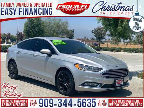 2018 Ford Fusion SE 4dr Sedan - cars & trucks - by dealer - vehicle... for sale in Rialto, CA