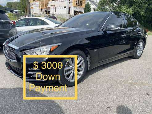 2016 Infiniti Q50 3,000 Down Payment - cars & trucks - by dealer -... for sale in Nashville, TN