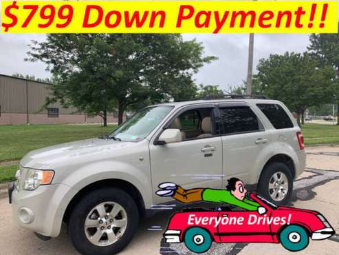 2008 FORD ESCAPE LTD***$799 DOWN PAYMENT***FRESH START FINANCING****... for sale in EUCLID, OH