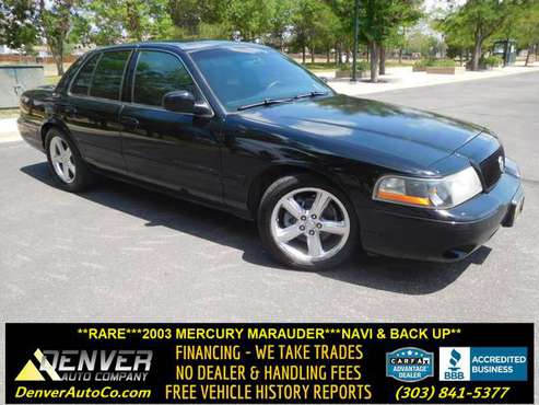 2003 Mercury Marauder / NEW TIRES / NAVI & BACK UP / BLK on BLK! -... for sale in Parker, CO