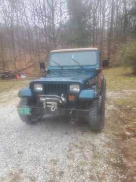 95 Jeep Wrangler - cars & trucks - by owner - vehicle automotive sale for sale in Florence, VT