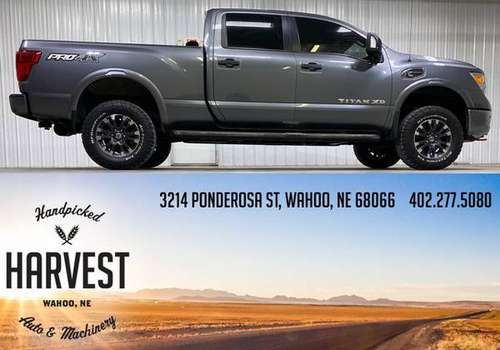 2017 Nissan TITAN XD Crew Cab - Small Town & Family Owned! Excellent for sale in Wahoo, NE