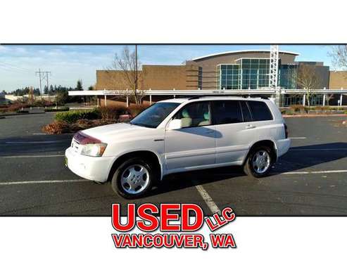2004 Toyota Highlander Sport Utility 4D AWD All Wheel Drive SUV -... for sale in Vancouver, OR