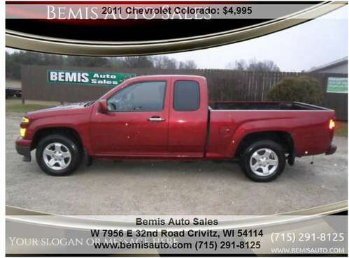 2011 CHEVY COLORADO 4X2 - cars & trucks - by dealer - vehicle... for sale in Crivitz, MI
