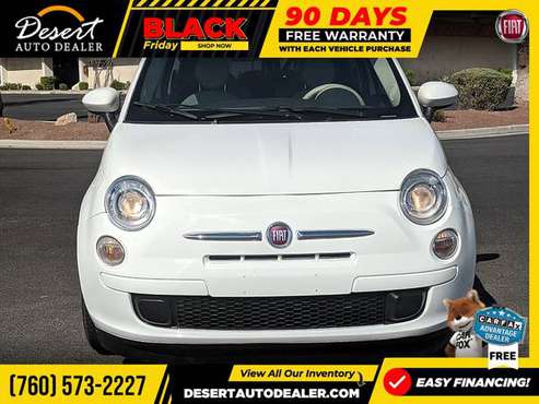 2015 Fiat 500 69,000 MILES 1 OWNER Pop Hatchback with lots of power... for sale in Palm Desert , CA