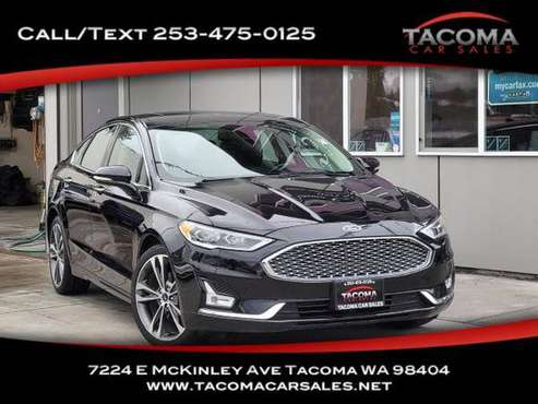 2019 Ford Fusion Titanium FWD - cars & trucks - by dealer - vehicle... for sale in Tacoma, WA