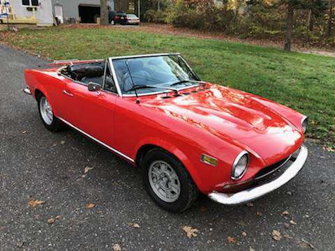 Fiat 124 Spider 1973 - cars & trucks - by owner - vehicle automotive... for sale in Egg Harbor Township, NJ