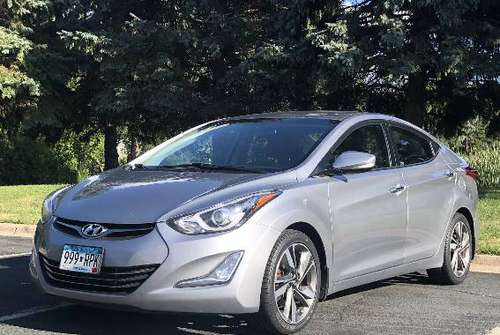 15 Hyundai Elantra Limited - cars & trucks - by dealer - vehicle... for sale in Ramsey , MN