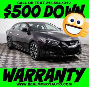 2016 Nissan Maxima SL Sedan 4D ALL YOU NEED IS A JOB AND CHECKING ACC for sale in Upper Darby, PA