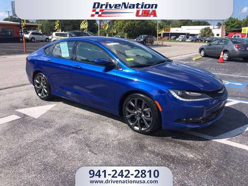 2015 *Chrysler* *200* *4dr Sedan S FWD* BLUE for sale in Bradenton, FL