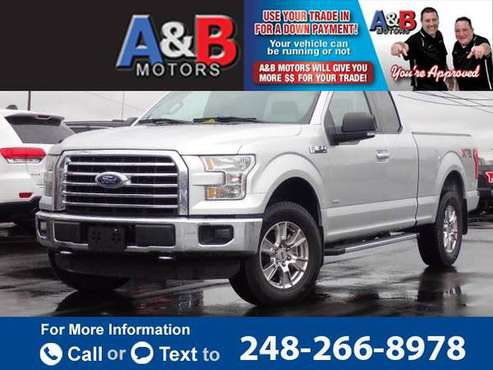 2016 Ford F150 XLT pickup Silver - - by dealer for sale in Waterford Township, MI