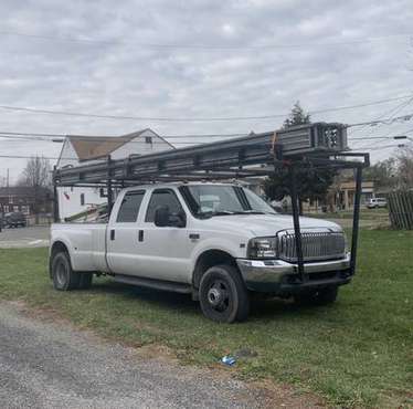 01 f350 crew cab with racks - cars & trucks - by owner - vehicle... for sale in Columbus, OH