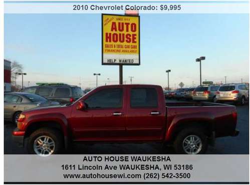 2010 Chevrolet Colorado LT 4x4 Crew Cab 1LT leather tow pkg. Nice! -... for sale in Waukesha, WI