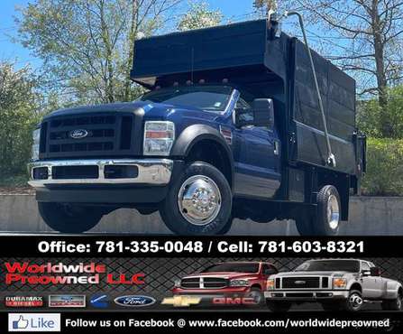 08 Ford F550 XL Dump Truck High Sides Lift Gate Diesel 119K SK: 13939 for sale in Boston, MA