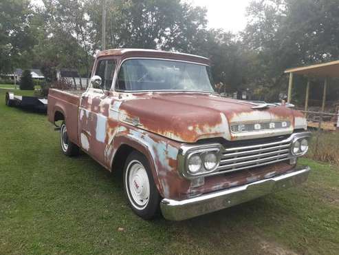 1959 F250 SHORTBED, FUEL INJECTION ENGINE - cars & trucks - by owner... for sale in Thomasville, NC