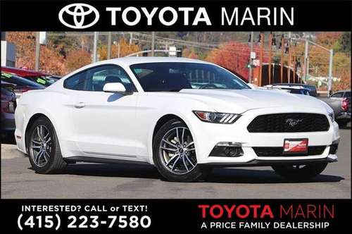 2017 Ford Mustang Coupe Mustang Ford - cars & trucks - by dealer -... for sale in San Rafael, CA