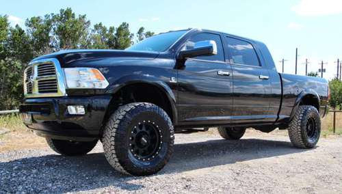 WOW! 2012 BLACK MEGACAB 4X4 RAM 2500 CUMMINS METHODS/35"NITTOS*LOADED! for sale in Liberty Hill, KY