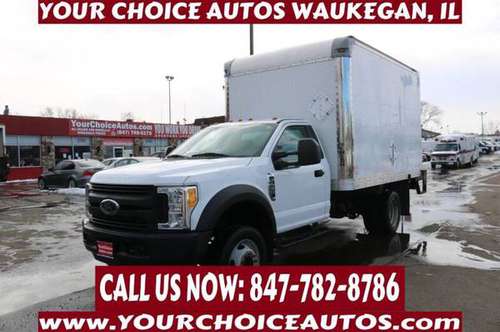 2017 FORD F450 V10 11FT BOX TRUCK W/CARGO LIFT DRW B41485 - cars & for sale in WAUKEGAN, IL