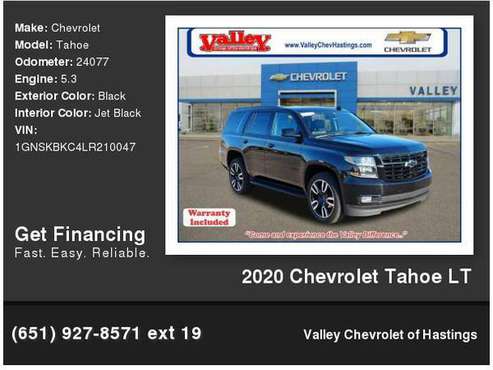2020 Chevrolet Chevy Tahoe LT - - by dealer - vehicle for sale in Hastings, MN