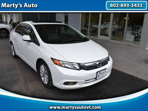 2012 Honda Civic Sdn 4dr Auto EX - - by dealer for sale in Milton, VT