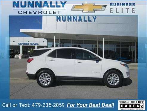 2019 Chevy Chevrolet Equinox LS suv Summit White - cars & trucks -... for sale in Bentonville, AR