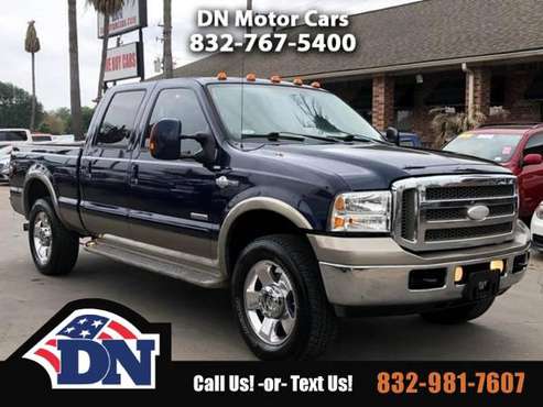 2007 Ford Super Duty F-250 Truck F250 4WD Crew Cab 156 King Ranch for sale in Houston, TX