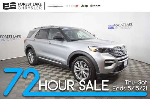2020 Ford Explorer 4x4 4WD Limited SUV - - by dealer for sale in Forest Lake, MN