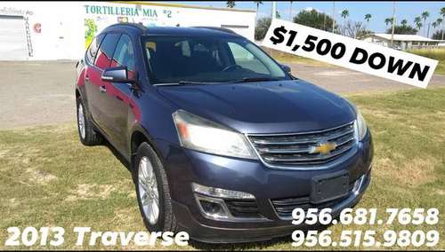 2013 Traverse FINANCIADA $1,500 DOWNPAYMENT - cars & trucks - by... for sale in Alamo, TX