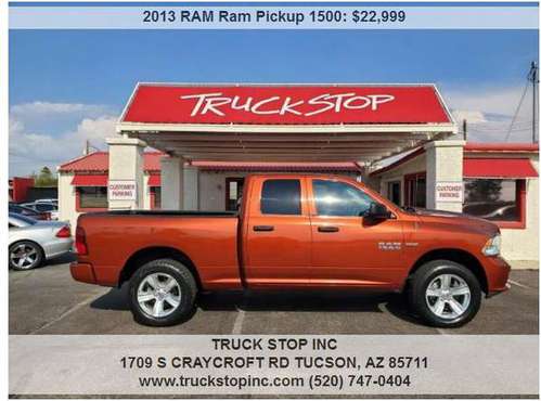 2013 RAM Ram Pickup 1500 Express 4x4 4dr Quad Cab 6.3 ft. SB Pickup... for sale in Tucson, AZ